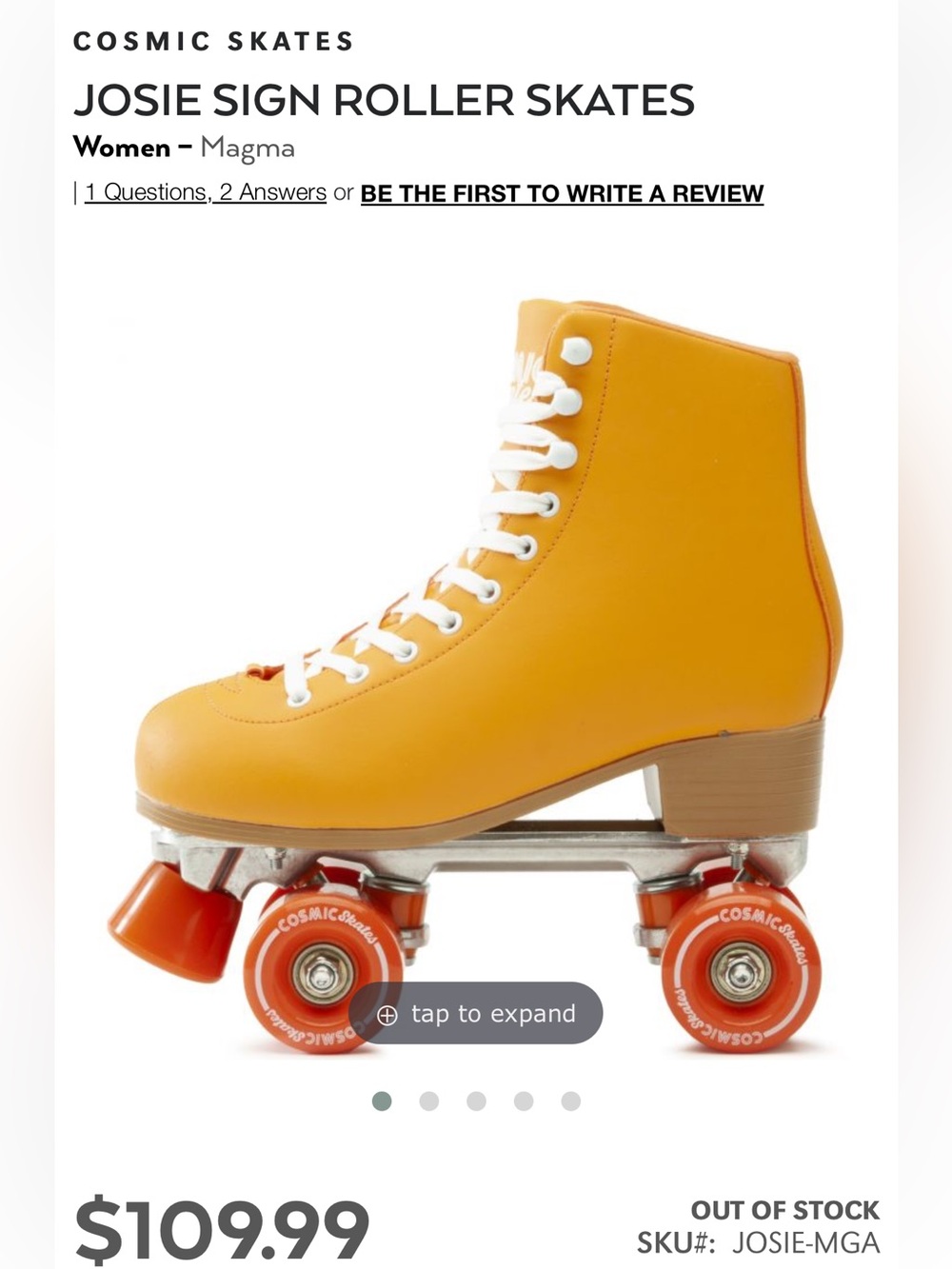 Josie sign roller skates - Picture 4 of 4